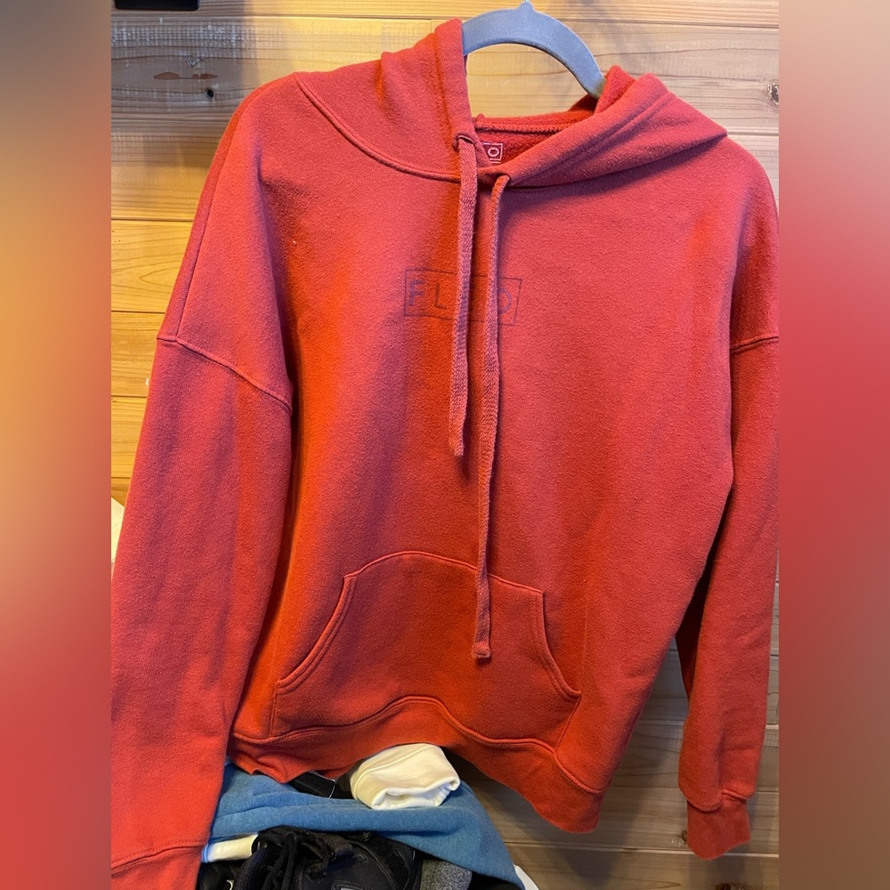 Fleo hoodie. Red.